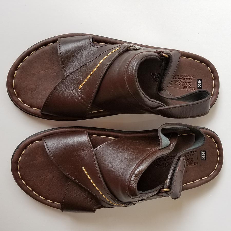 Giày Sandal Nam BIGBEN May Đế da Bò Thật Cao Cấp DN121