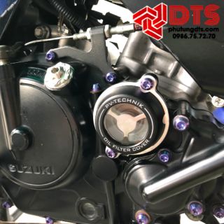 Nắp lọc nhớt Trong suốt cho Suzuki Raider Fi - Satria Fi