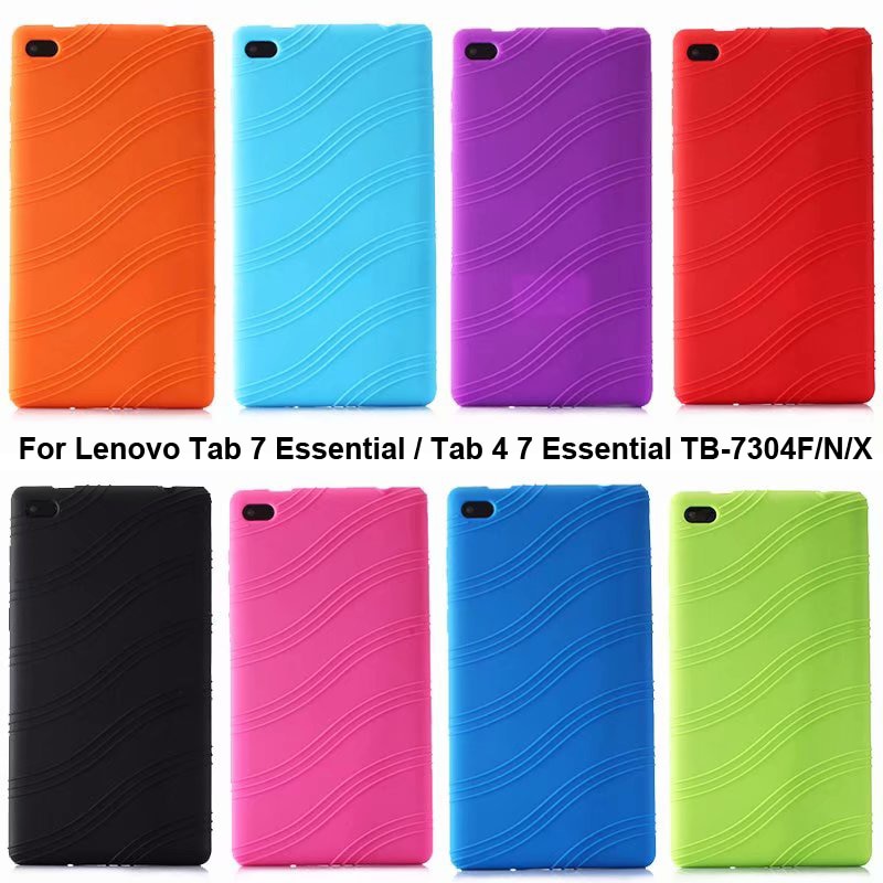 Ốp Lưng Silicone Mềm Chống Sốc Cho Lenovo Tab7 Essential Tb-7304F Tb-7304X Tb-7304N Tab 4 7.0