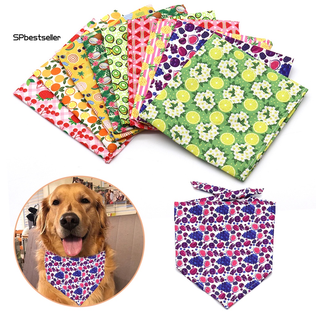 Khăn Quàng Cổ In Họa Tiết Sáng Tạo Đáng Yêu Dành Cho Thú Cưng