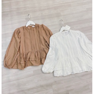 [ Ảnh thật + video] Áo babydoll đũi dập ly