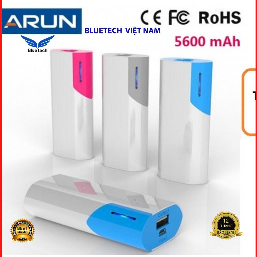 Pin Sạc dự phòng CHÍNH HÃNG ARUN dung lượng 5600mAH - Bluetech