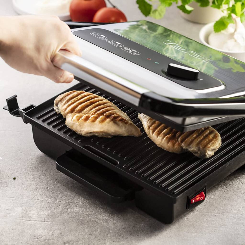 Máy kẹp nướng bánh mì, thịt đa năng Tefal GC242D12 - hàng Đức nội địa