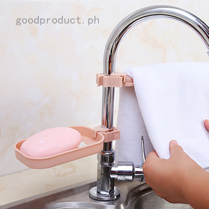 Giá nhựa gắn vòi nước rửa chén tiện lợi