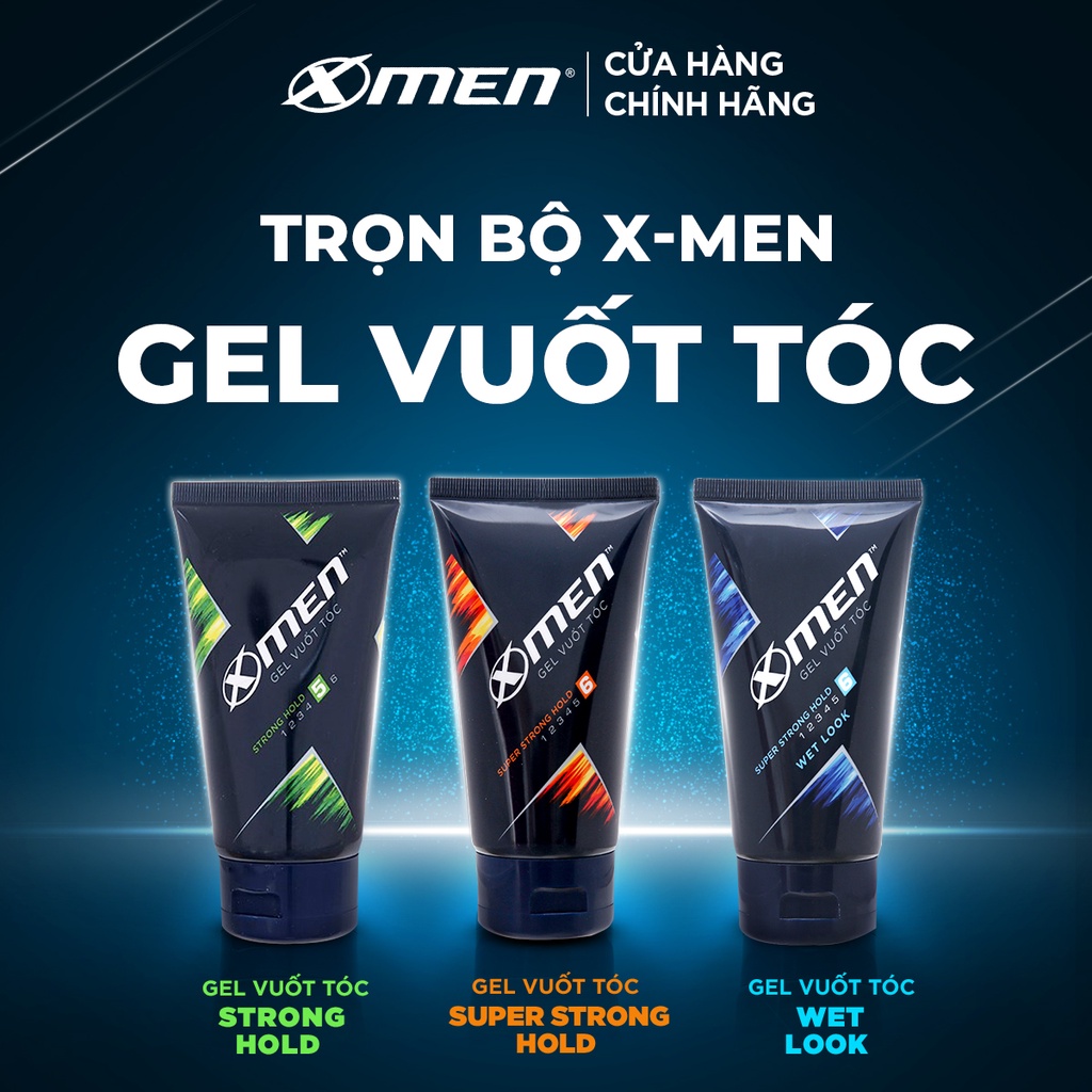 [Mã COSMEN giảm 8% đơn 250K] Gel X-men Siêu cứng tóc 150g