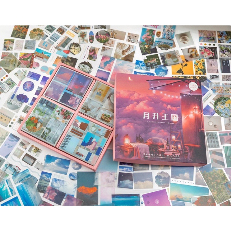 Set 25 tấm sticker post card dán tường, trang trí sổ, phong cách vintage/thiên nhiên | BigBuy360 - bigbuy360.vn