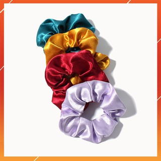 Combo 3 Dây Cột Tóc Vải Scrunchie MIKA Siêu Đẹp, Dễ Thương (Giá Sỉ Siêu Rẻ)