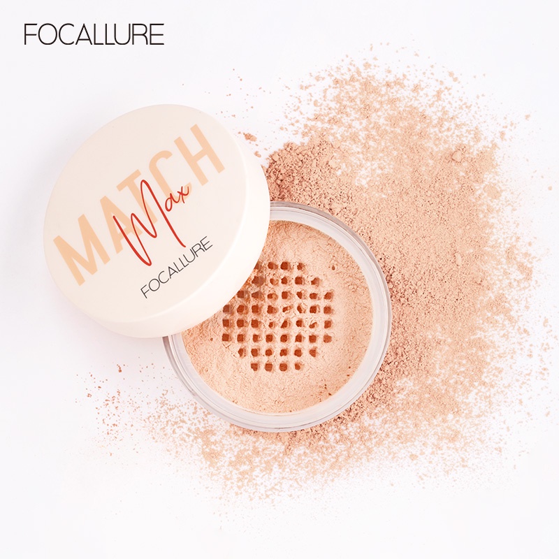 Phấn Phủ Bột Focallure Match Max Baking & Setting Matte Loose Powder giúp kiềm dầu tối đa 10g