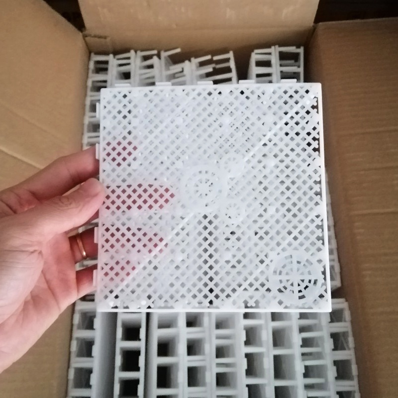 VỈ NHỰA LÓT ĐÁY NGĂN LỌC - KÍCH THƯỚT 14.5cm x 14.5cm x 2.5cm