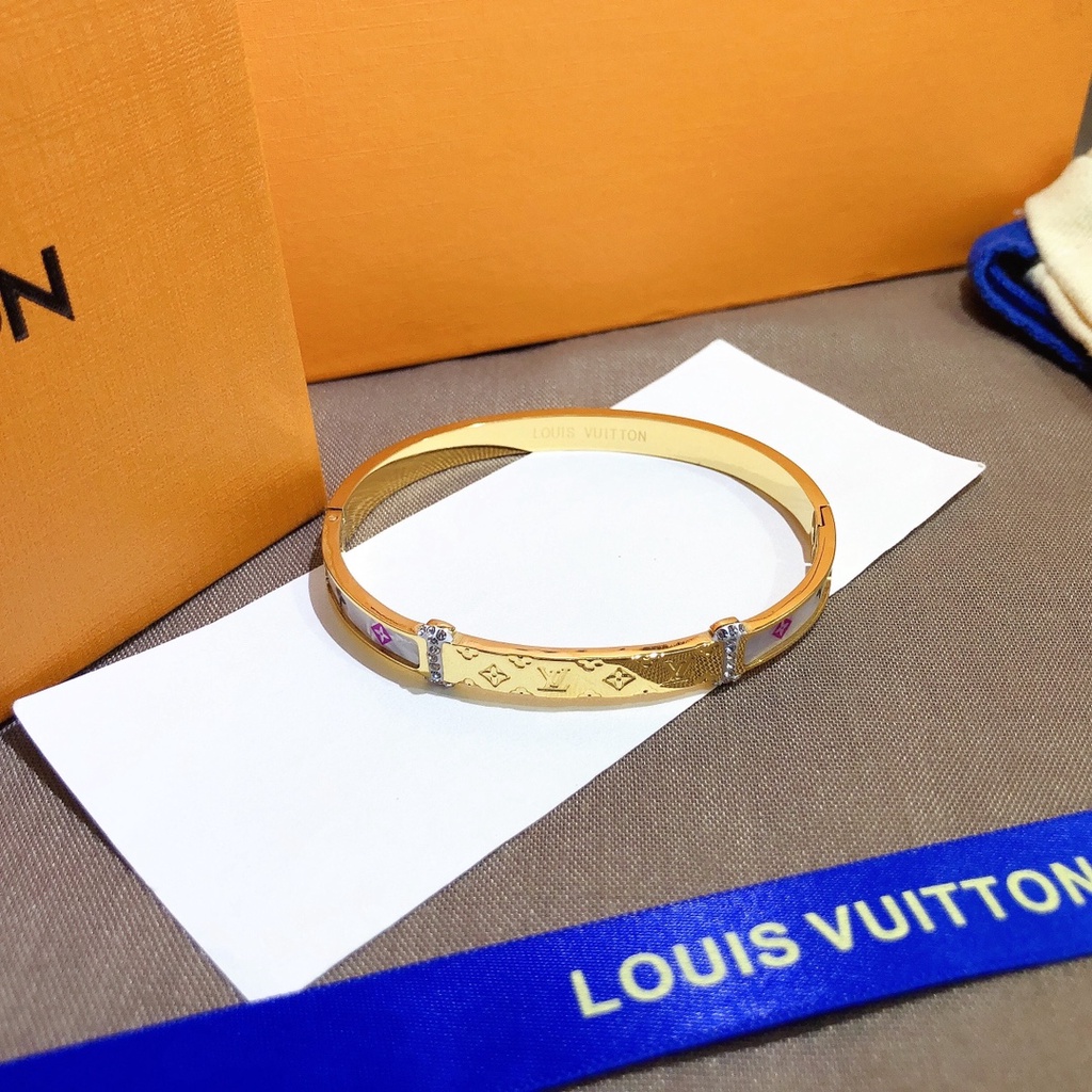 LOUIS VUITTON Vòng Tay LV Cao Cấp Thời Trang Cho Cặp Đôi