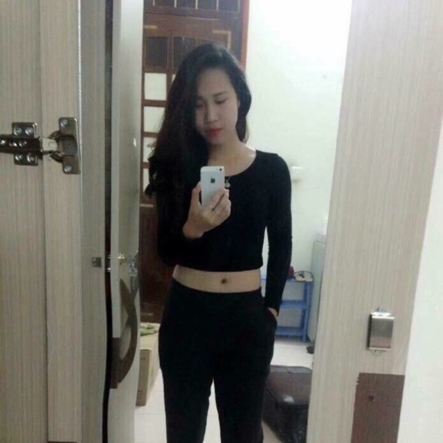 ÁO CROPTOP THỂ THAO DÀI TAY -TẬP GYM, YOGA, AEROBIC....