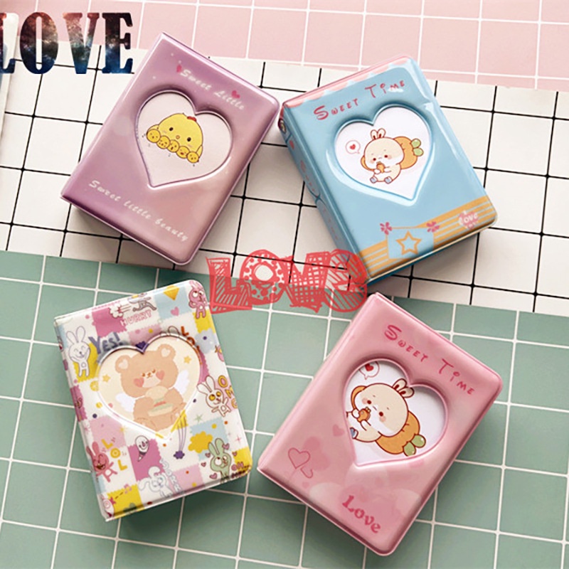 Album Ảnh 3 Inch 40 Ngăn Đựng Thẻ Phong Cách Hàn Quốc