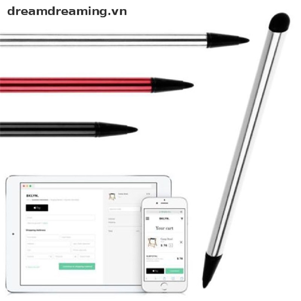 Bút Cảm Ứng 2 Trong 1 Chuyên Dụng Cho IPhone IPad Samsung Tablet