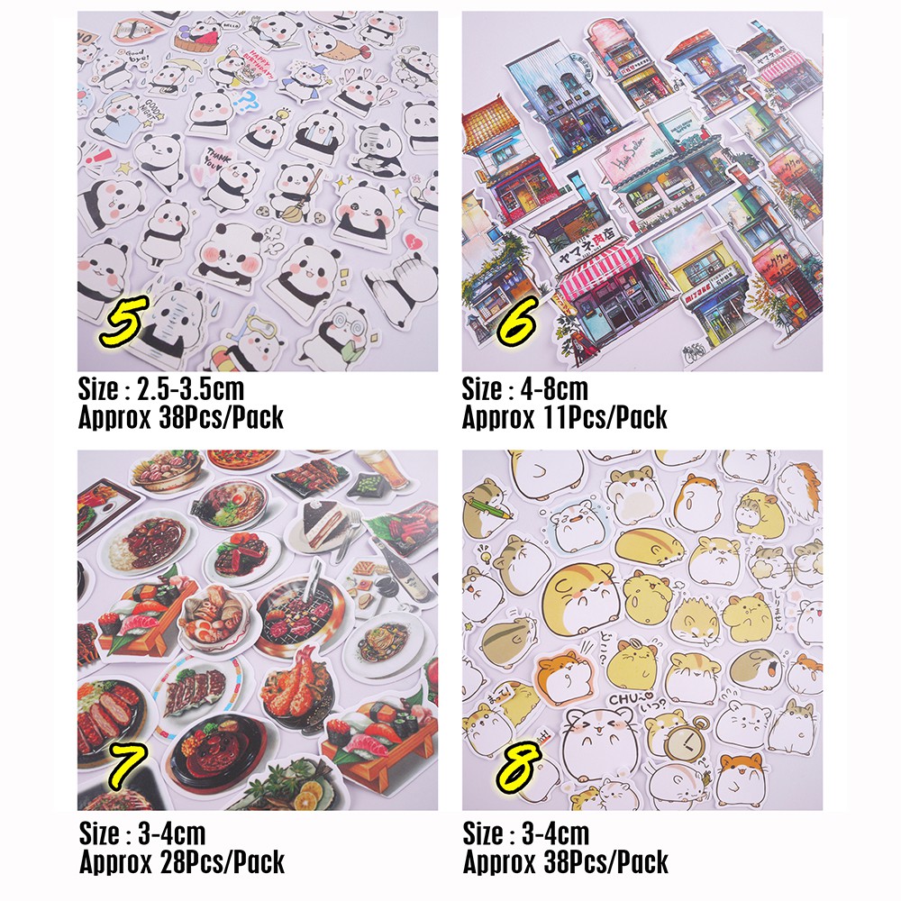 Bộ 10/40 hình dán trang