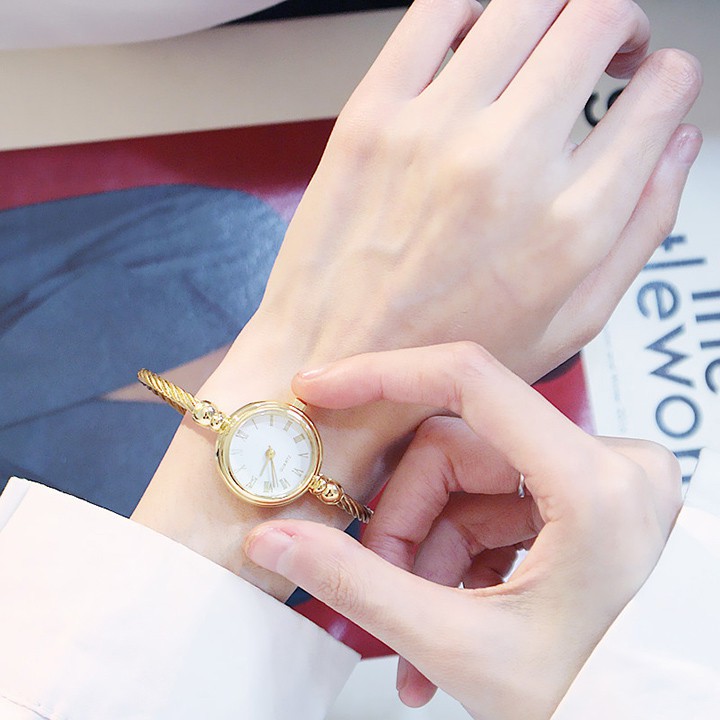 Đồng hồ nữ CANDYCAT1 dây thép vòng tay cá tính version 2 Bán lẻ giá sỉ