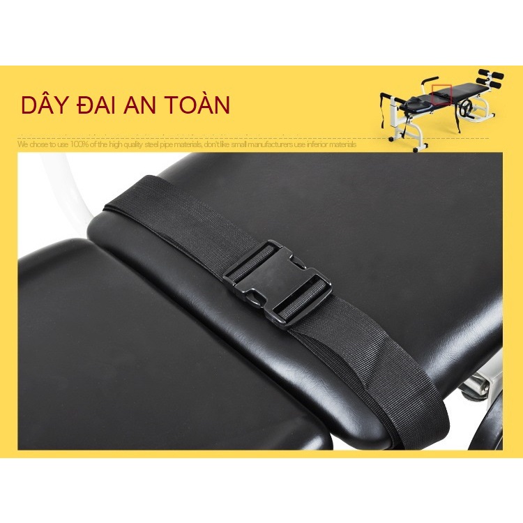 Giường kéo giãn cột sống lưng bằng cơ