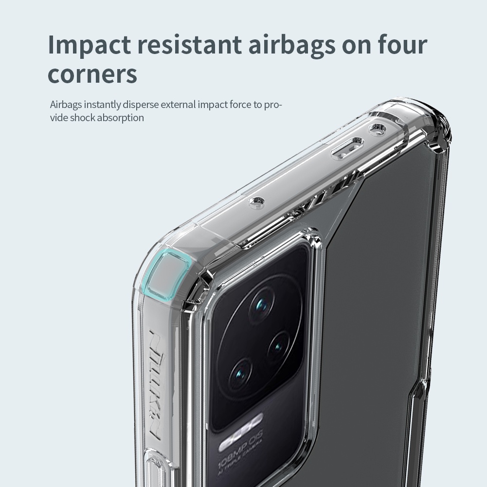 Ốp Điện Thoại NILLKIN Bằng PC + TPU Trong Suốt Siêu Mỏng Chống Sốc Cho Xiaomi Redmi K40S K50 Ultra Pro