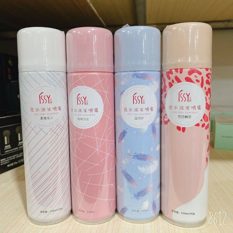 DẦU GỘI KHÔ ISSY NỘI ĐỊA TRUNG CHỐNG BẾT TÓC LƯU HƯƠNG LÂU BÌNH XỊT GỘI ĐẦU KHÔ TÓC MỀM MƯỢT