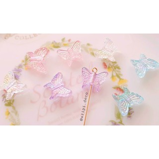 Charm hạt bướm xỏ lỗ 2 đầu A26 /Nguyên liệu phụ kiện trang trí