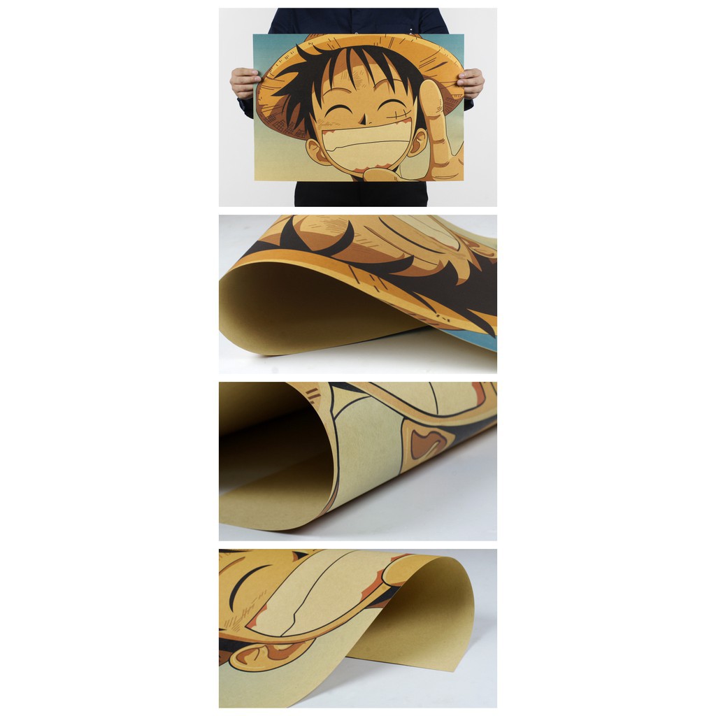 Poster Luffy trong phim hoạt hình One Piece
