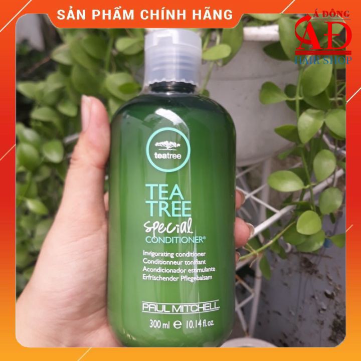 DẦU XẢ NGĂN GÀU PAUL MITCHELL TEA TREE TRÀ XANH DƯỠNG ẨM MỀM MƯỢT USA 300ML