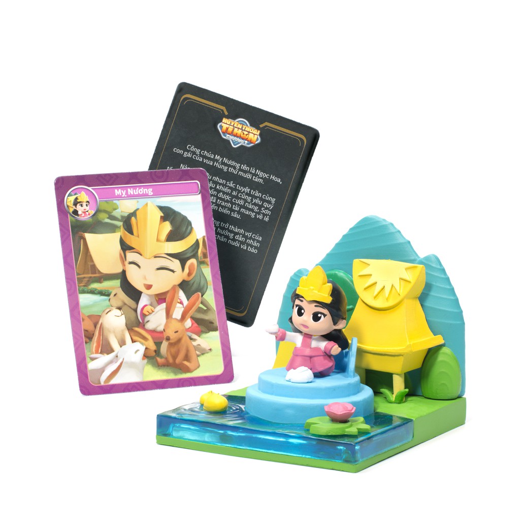 Chính hãng - Trọn bộ Huyền Thoại Tí Hon - Mô hình lắp ráp, Card bo góc nhân vật