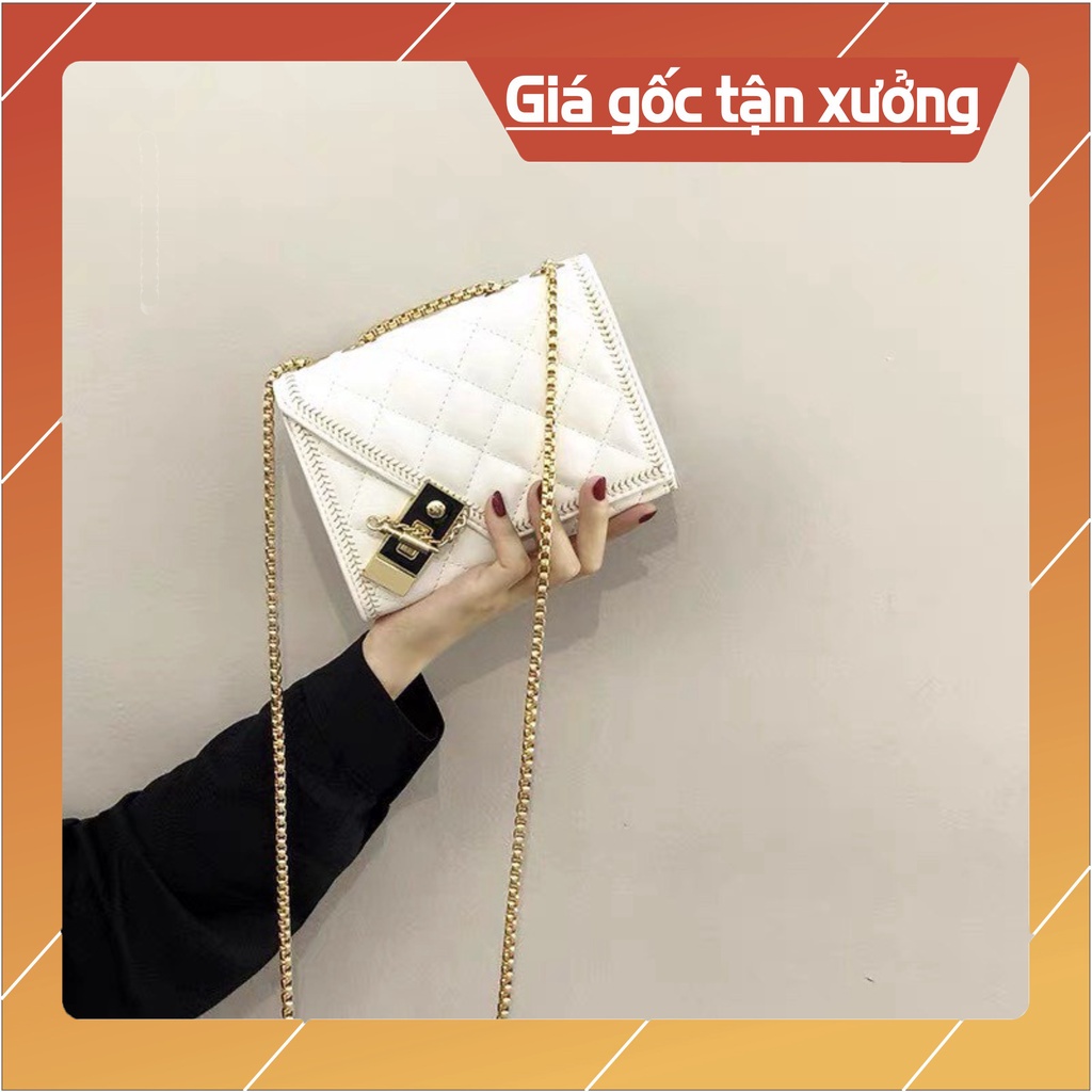 Túi Đeo Chéo Hàn Quốc 2 Ngăn Khóa Gài Thời Trang ✅shoptuixinh6688✅