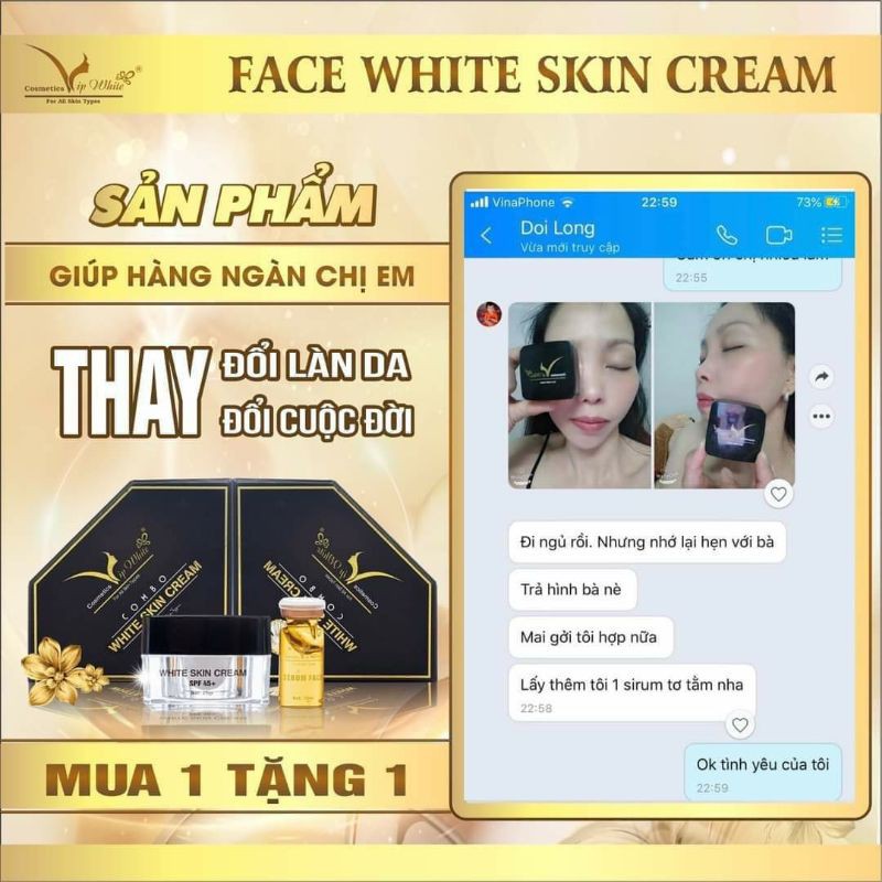 Kem Face Vip White
