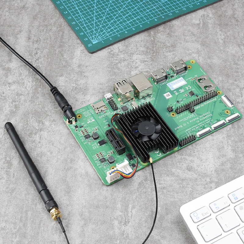 Mô Đun Tản Nhiệt Làm Mát Bằng Nhôm 4 CM4 Cho Raspberry Pi