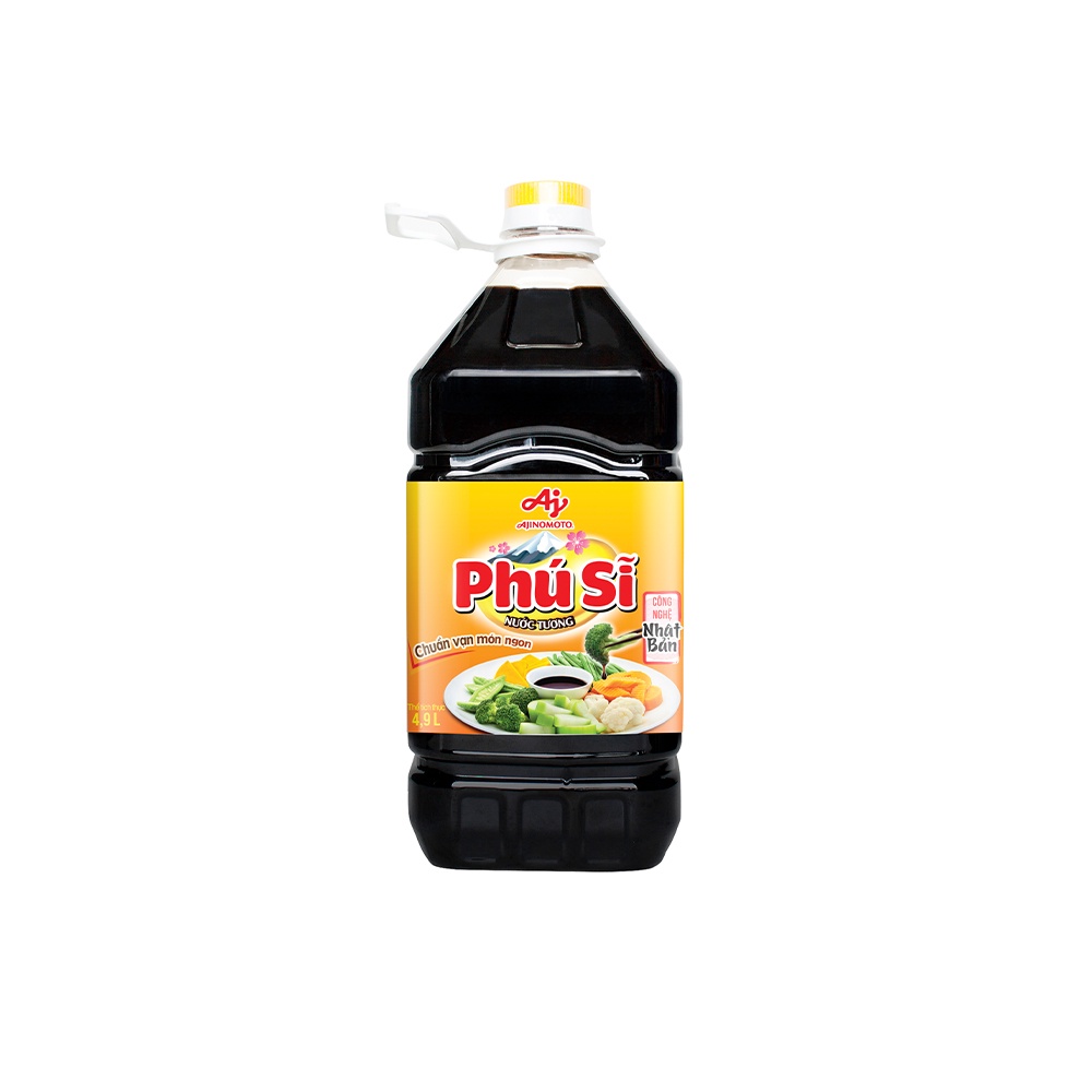 Chai nước tương Phú Sĩ Ajinomoto (4.9L/ chai)