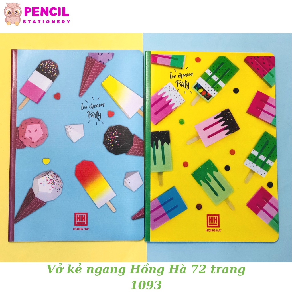 Vở Kẻ Ngang 72 trang/ 120 trang Hồng Hà, Vở Viết Kẻ Ngang Giấy Mịn Sạch Đẹp Hàng Sẵn