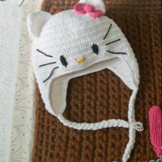 Mũ len che tai cho bé