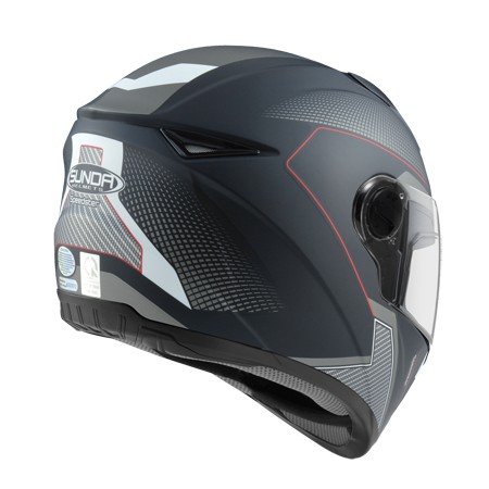 Mũ bảo hiểm SUNDA 811 tem AL6 đen