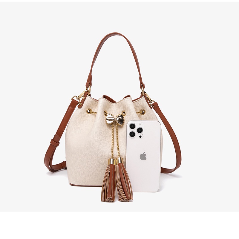 Túi đeo vai IELGY bằng PU sức chứa lớn chất lượng cao thời trang cho nữ