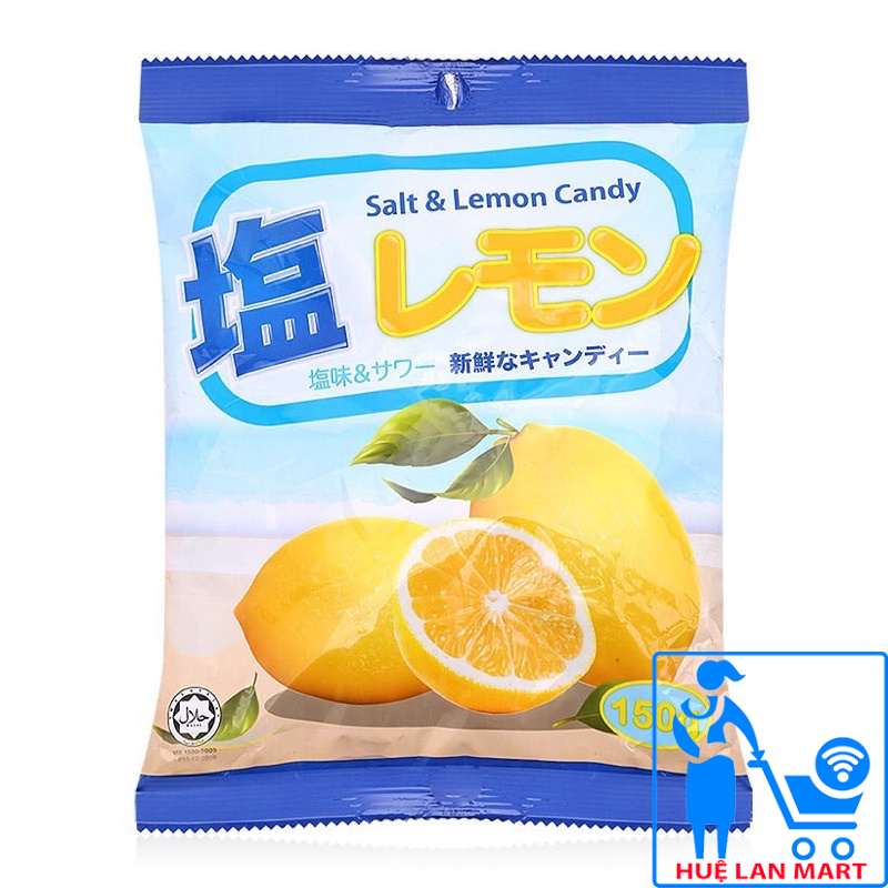 Kẹo Chanh Muối Salt &amp; Lemon Candy Malaysia - Gói 150g