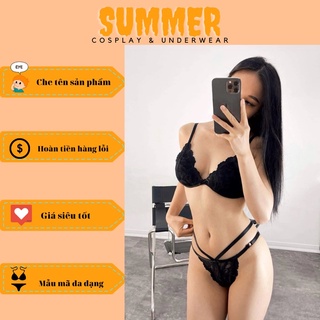 Set đồ lót nữ gồm áo + quần sexy vải ren cao cấp hàng thiết kế có giới hạn