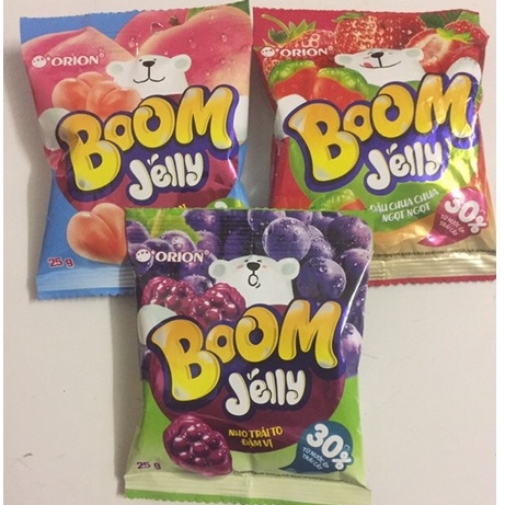Kẹo dẻo boom vị dâu / nho / đào Orion gói 52.5g