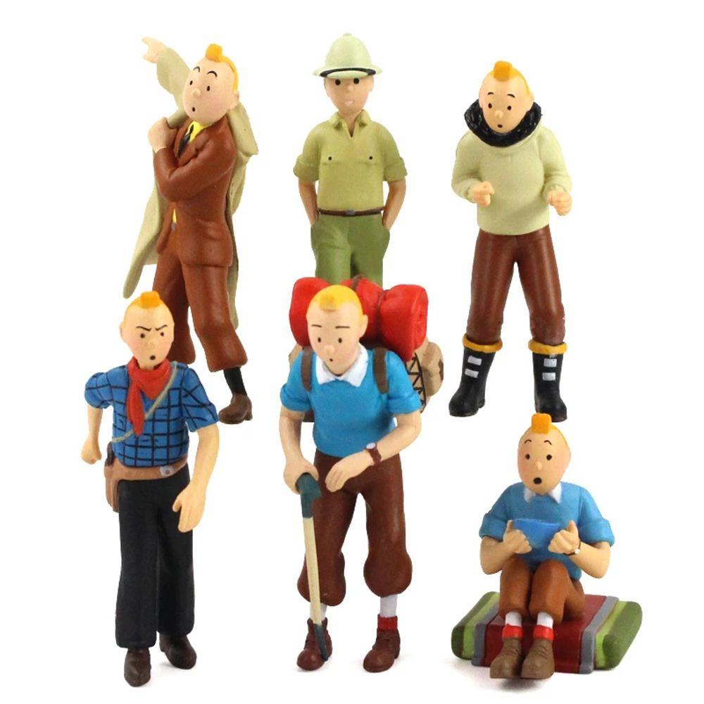 Mô Hình Nhân Vật Phim Hoạt Hình Tintin 6-9cm
