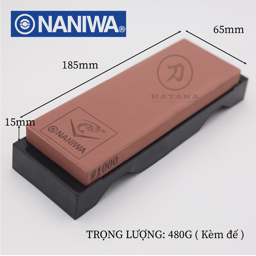 Đá bùn mài dao Naniwa KATANA độ mịn 1000 grid NKT1000D