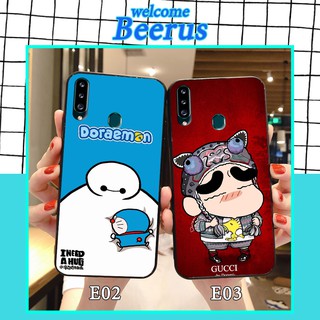 Ốp lưng Samsung A20s ❤️ FREESHIP ❤️ in hình Baymax Pikachu Doremon Shin Vô Diện Flame Luffy