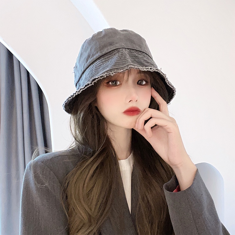 Nón Bucket Phong Cách Cao Bồi Hàn Quốc Thời Trang Xuân Hè Cho Nữ
