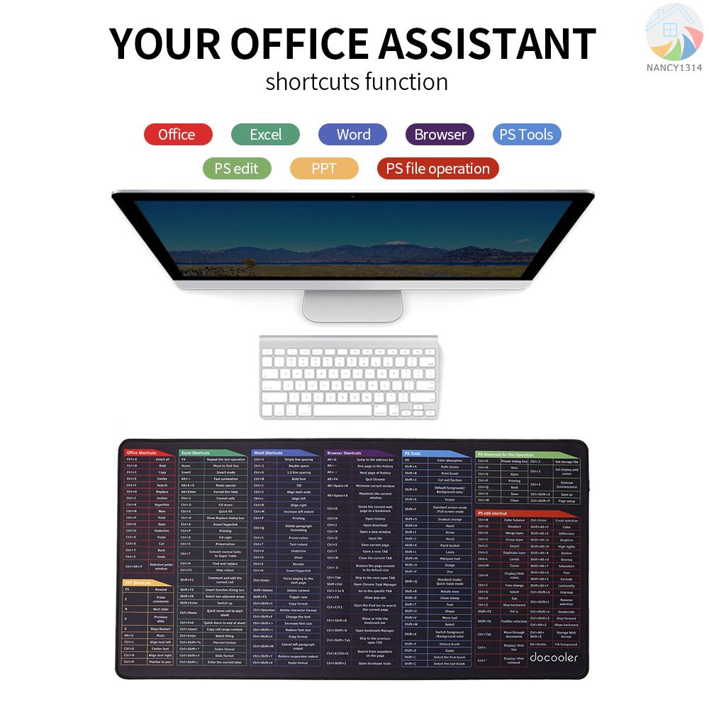 Mới Miếng Lót Chuột Cỡ Lớn Chống Thấm Nước Chống Trượt Tiện Dụng Cho Văn Phòng