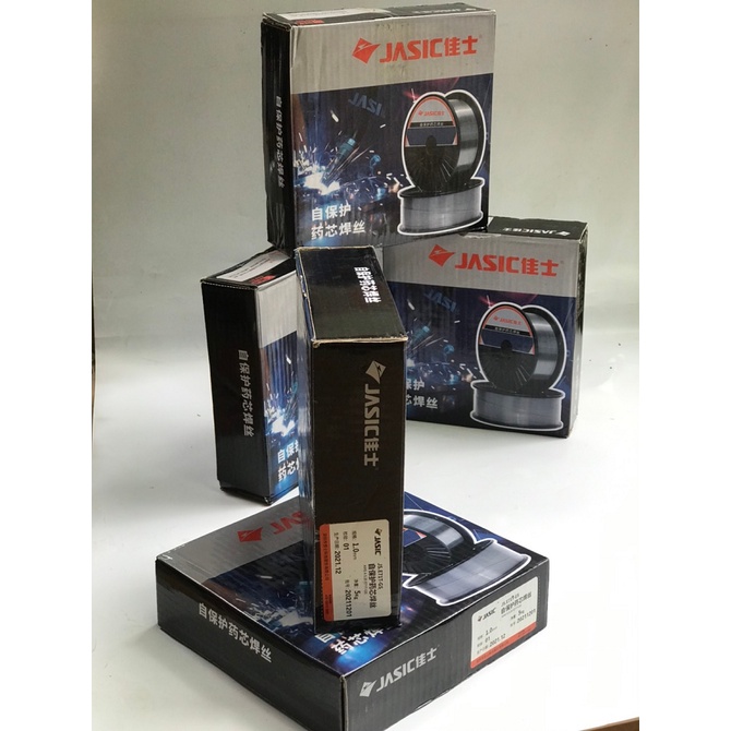 Cuộn dây máy hàn mig không dùng khí 5 kg đẹp JASIC 1.0