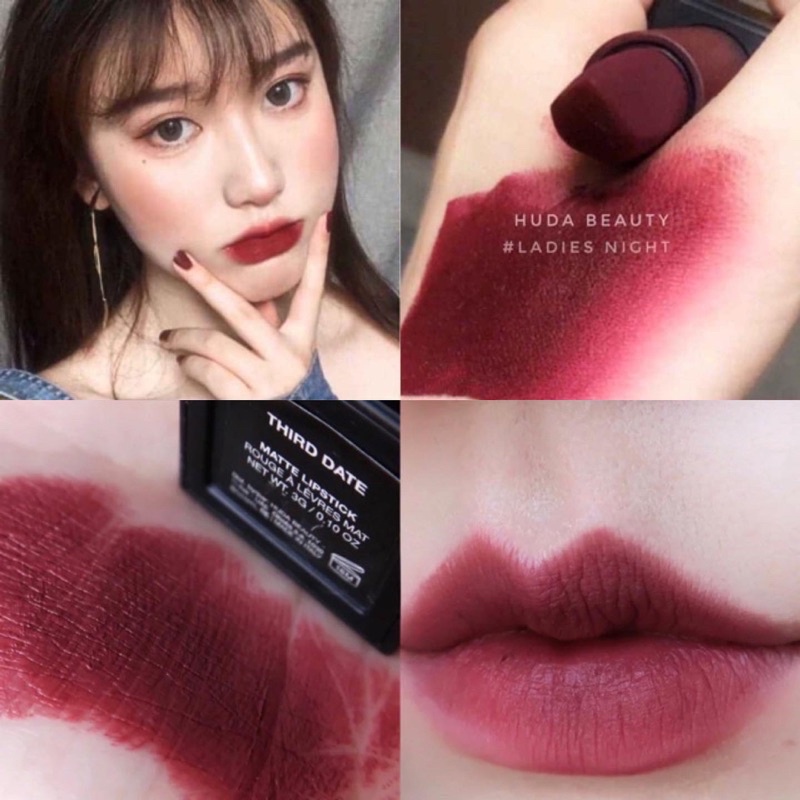 AUTH - SALE OFF SON SÁP LÌ PHẤN MỊN HUDA BEAUTY POWER BULLET MATTE CÁC MÀU BEST SELLER