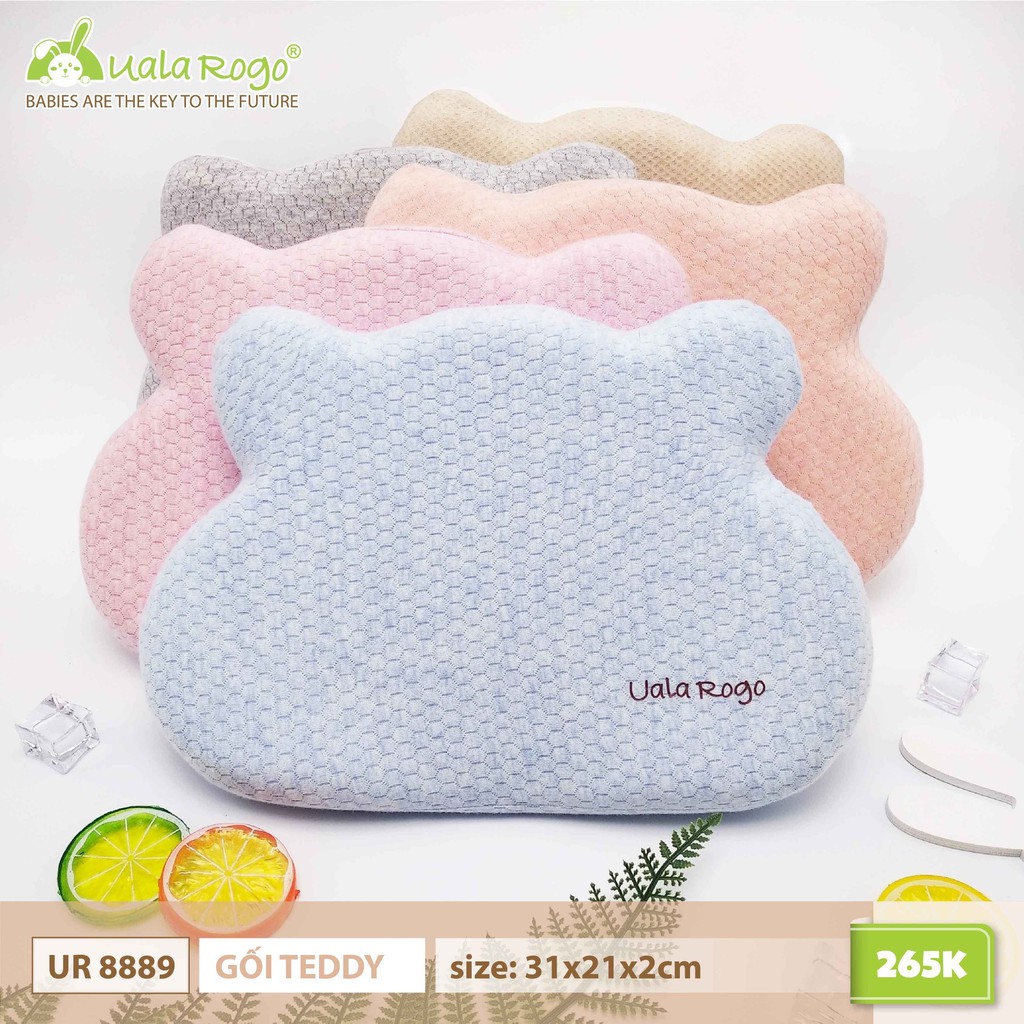 Gối chống bẹt đầu UALA & ROGO Teddy