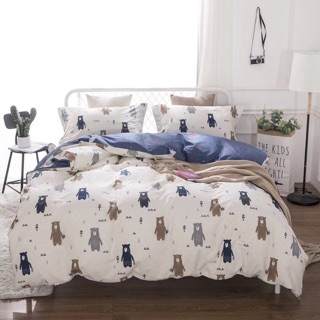 Set chăn ga gối cotton Hàn Quốc