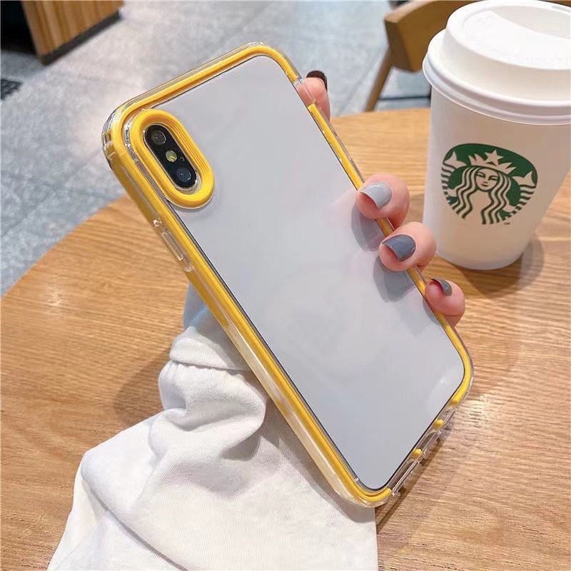 Ốp Điện Thoại Mềm Trong Suốt Chống Sốc 3 Trong 1 Cho iPhone 13 12 11 Pro Max XS Max XR X XS 8 7 Plus