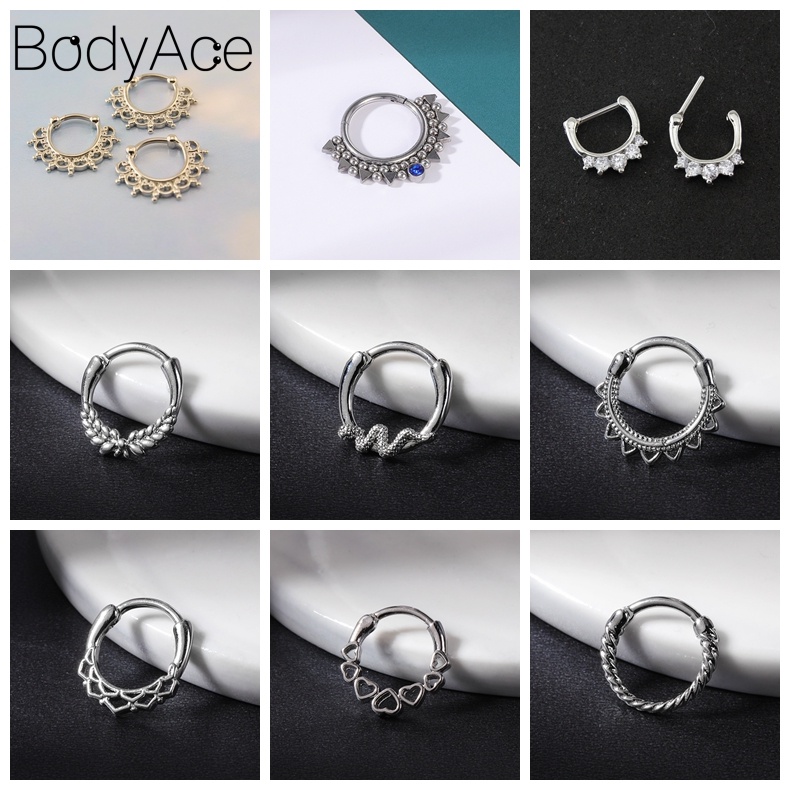 1 Khuyên Mũi Dạng Rắn 10mm Bằng Đồng