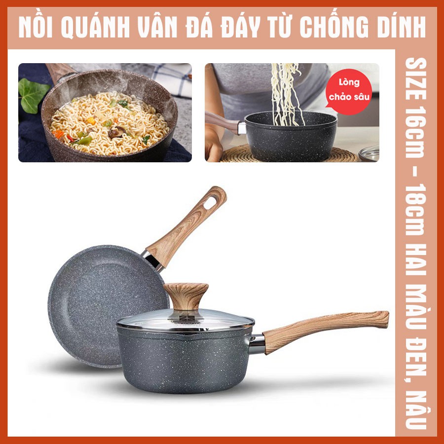 - Có nắp đậy kính cường lực - Tiện lợi cho chiên, xào, kho thức ăn