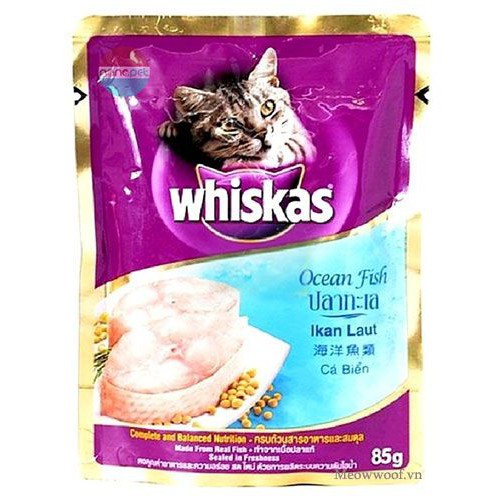 [Mã PET50K giảm Giảm 10% - Tối đa 50K đơn từ 250K] 12 gói pate Whiskas cho mèo